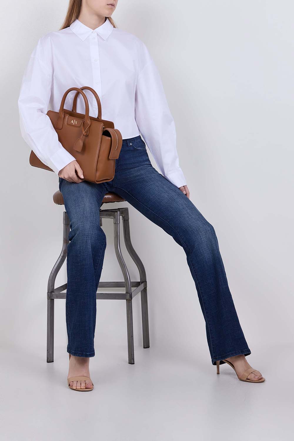 חולצת כפתורים קרופ